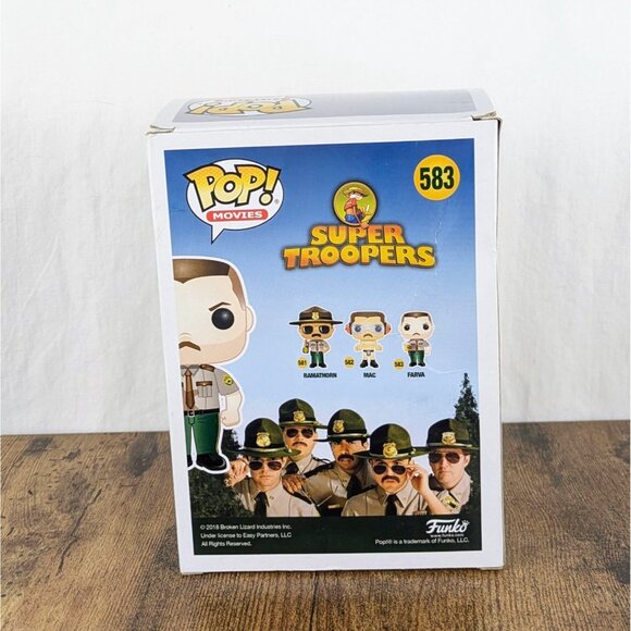 Funko Pop Super Troopers Lot – Farva #583 & Mac #582 - Picture 7 of 15